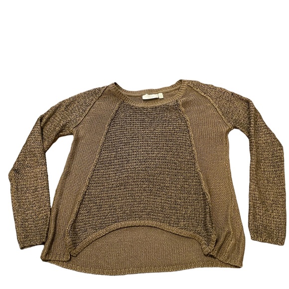 RD Style Knit L/s sweater with cropped front. SZ M - Picture 1 of 5